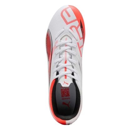 White - Pack Shot - Puma Womens-Ladies Ultra 5 Play Artificial Ground Football Boots