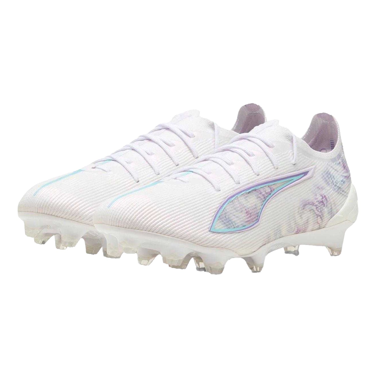 White - Front - Puma Womens-Ladies Ultra 5 Ultimate Brilliance Firm Ground Football Boots
