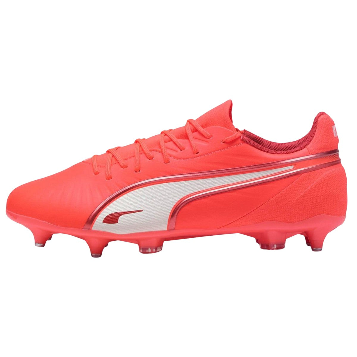 Red - Back - Puma Mens King Match Soft Ground Football Boots