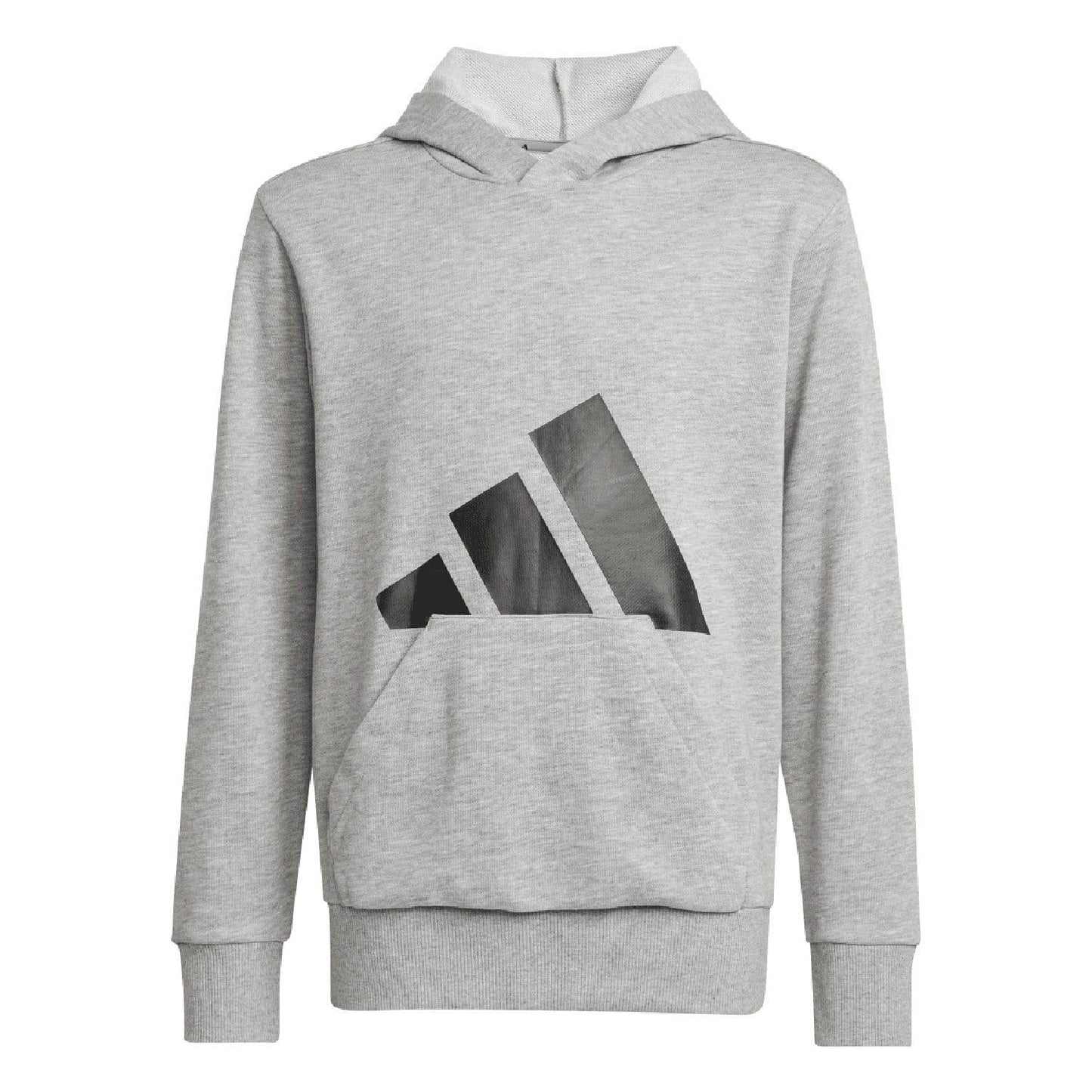 Grey - Front - Adidas Childrens-Kids Essentials Hoodie
