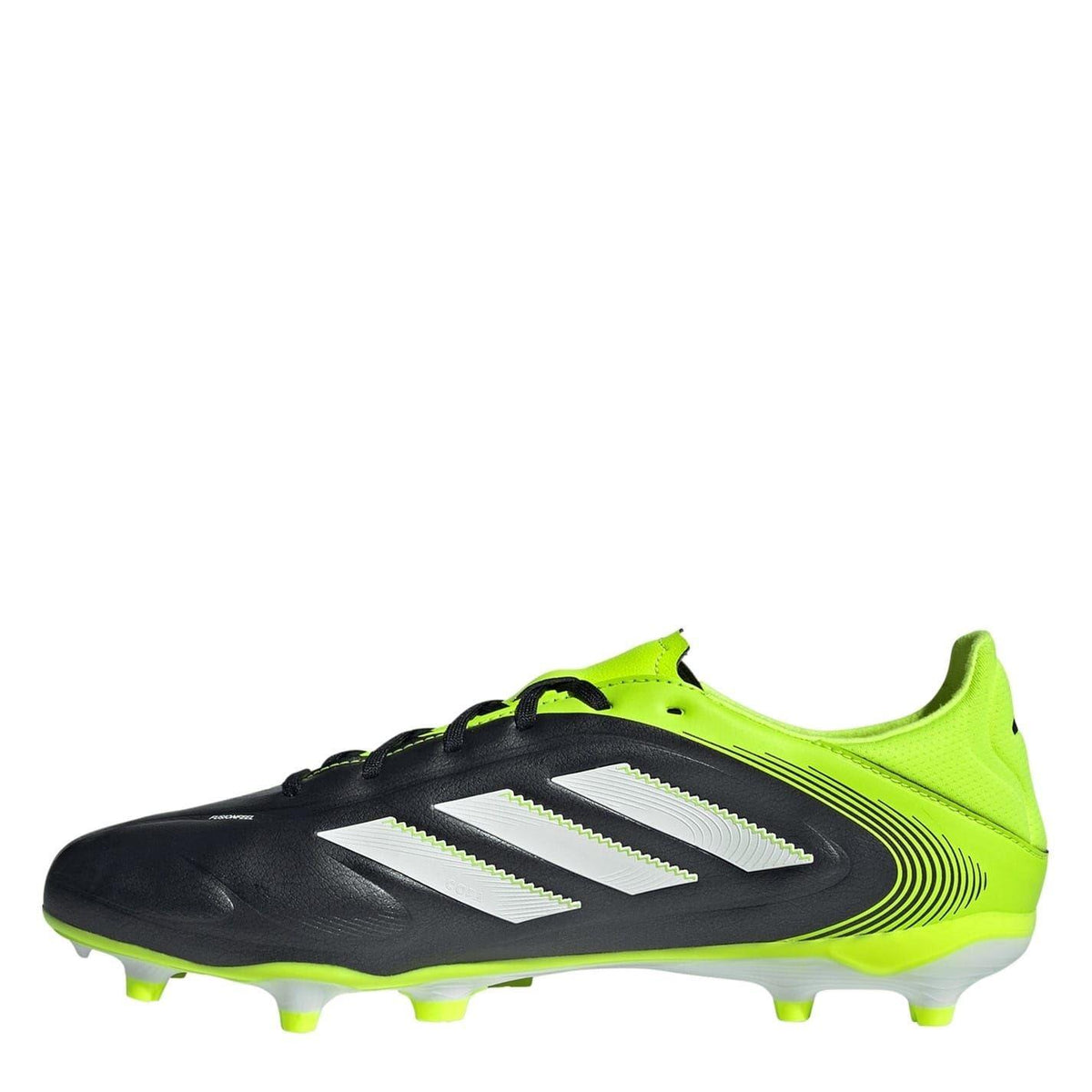 Black-Lemon - Back - Adidas Mens Copa Pure 3 League Firm Ground Football Boots