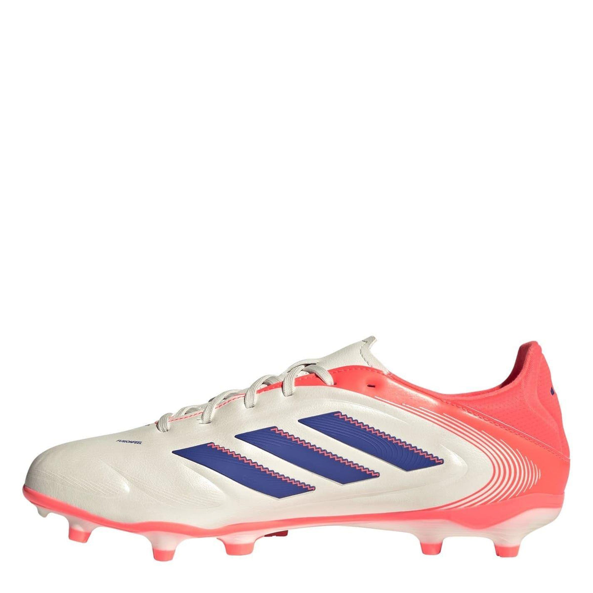 White-Coral Red - Back - Adidas Mens Copa Pure 3 League Firm Ground Football Boots