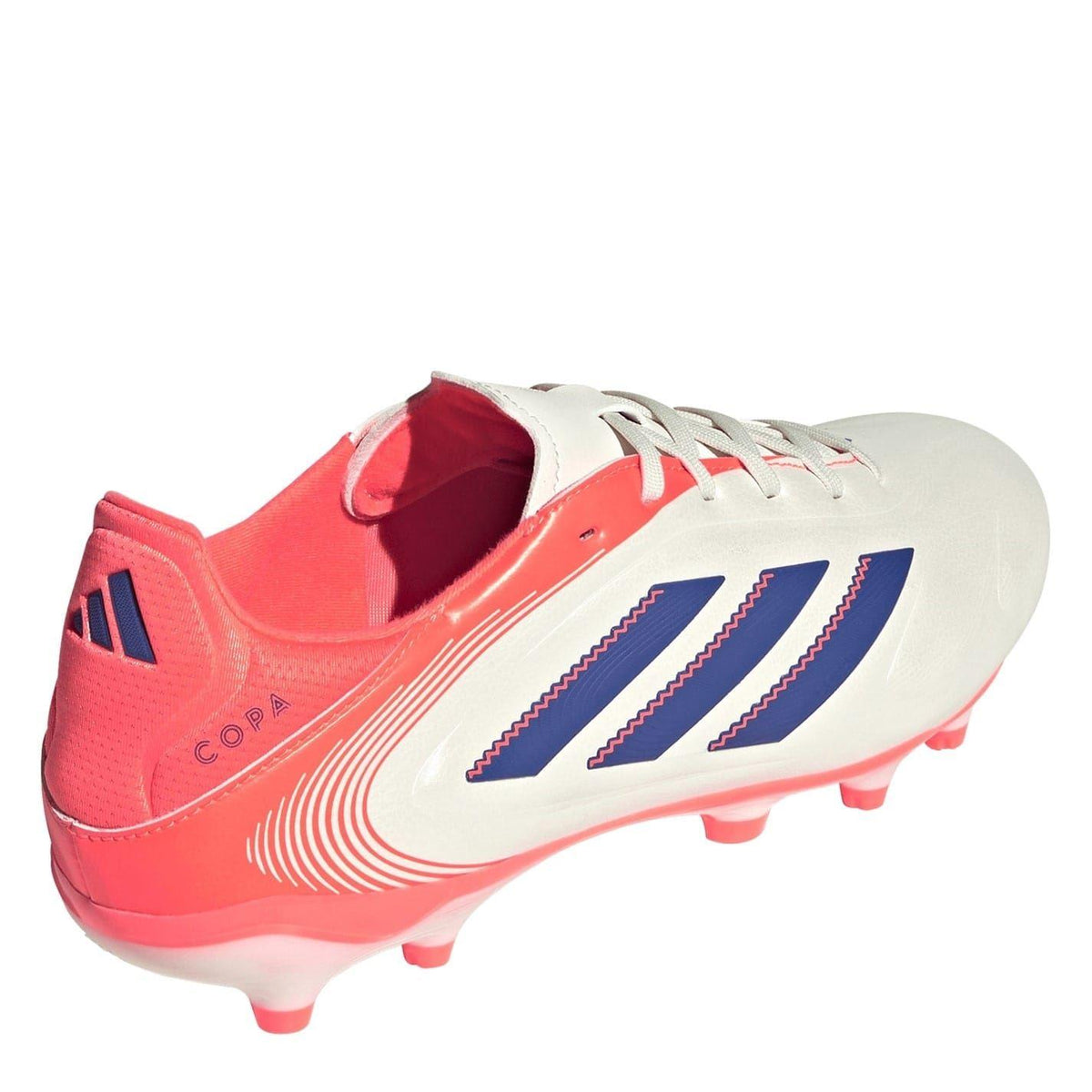 White-Coral Red - Lifestyle - Adidas Mens Copa Pure 3 League Firm Ground Football Boots