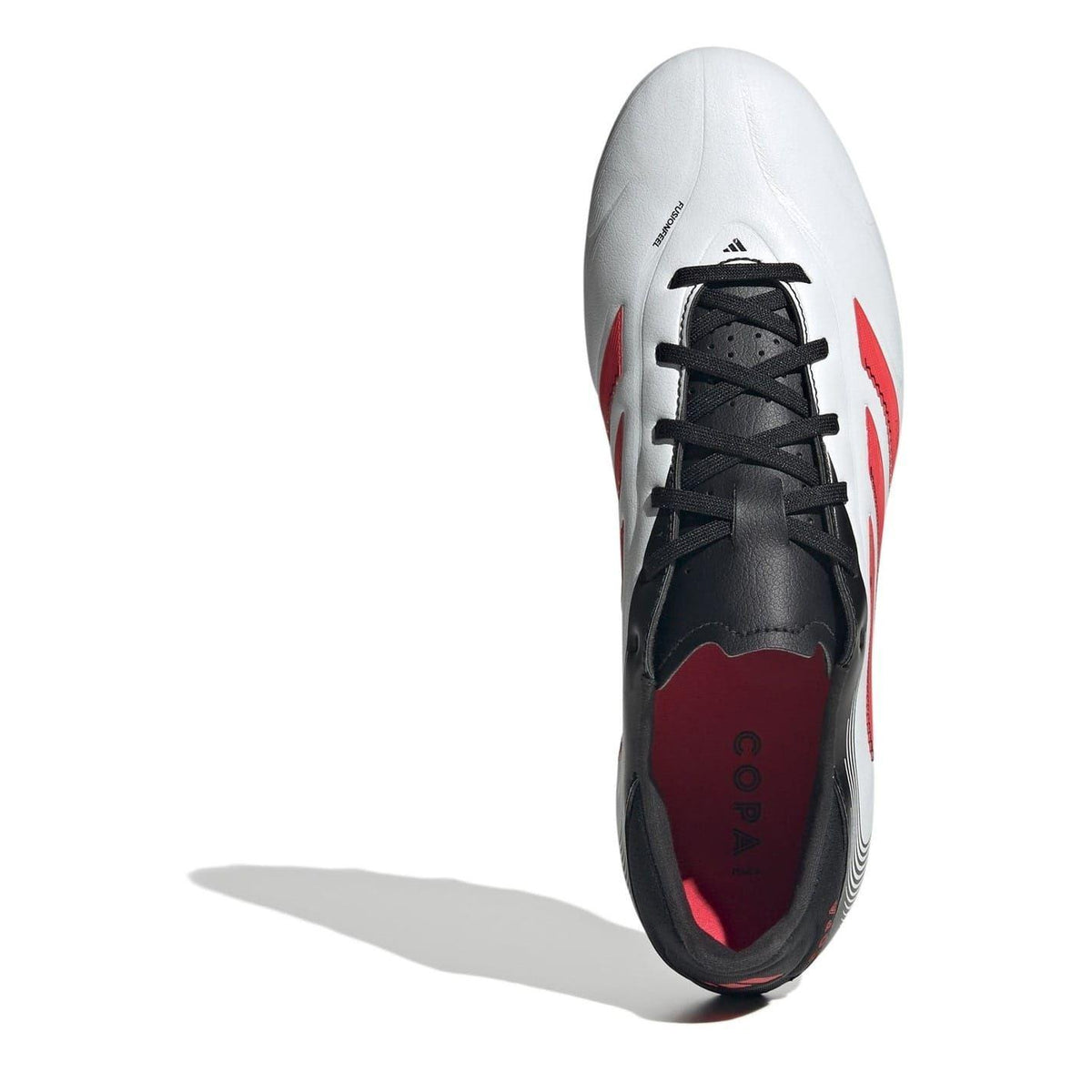 White-Red-Black - Pack Shot - Adidas Mens Copa Pure 3 League Firm Ground Football Boots