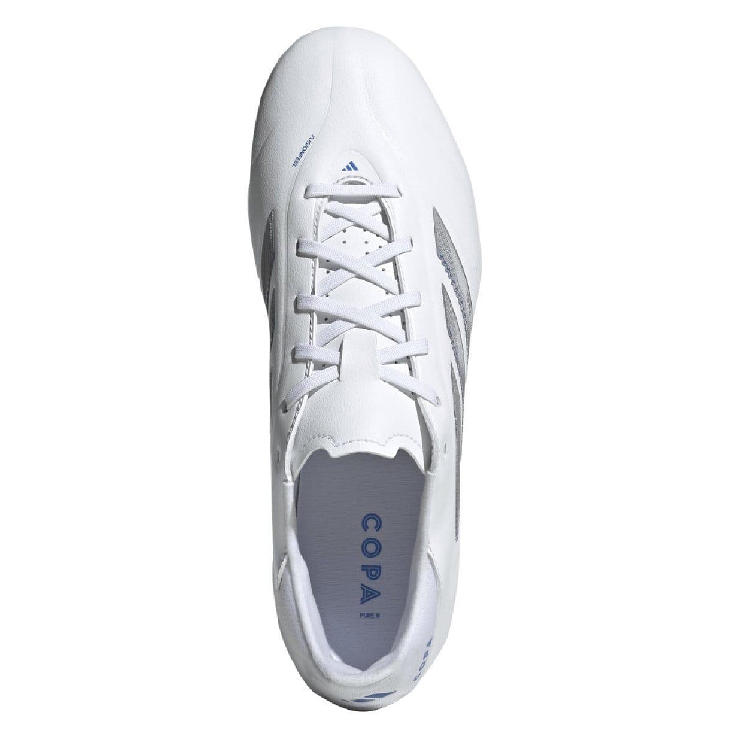 White - Close up - Adidas Mens Copa Pure 3 League Firm Ground Football Boots