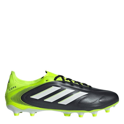 Black-Lemon - Front - Adidas Mens Copa Pure 3 League Firm Ground Football Boots