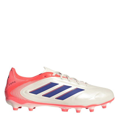 White-Coral Red - Front - Adidas Mens Copa Pure 3 League Firm Ground Football Boots