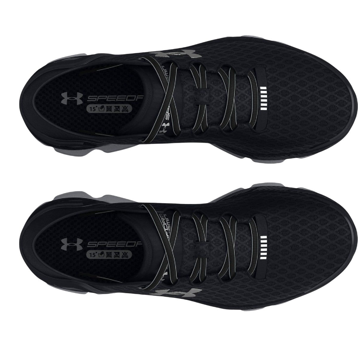 Black - Pack Shot - Under Armour Womens-Ladies Gemini Running Shoes
