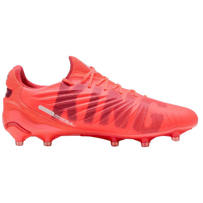 Red - Back - Puma Womens-Ladies King Ultimate Artificial Ground Football Boots