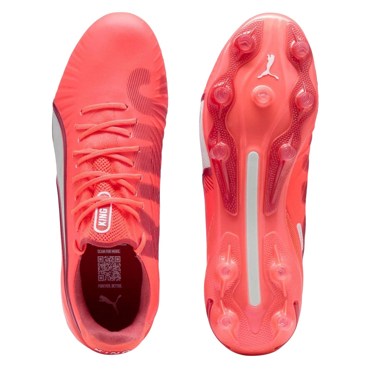 Red - Lifestyle - Puma Womens-Ladies King Ultimate Artificial Ground Football Boots