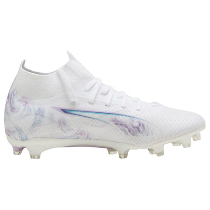 White - Back - Puma Womens-Ladies Ultra 5 Match+ Brilliance Firm Ground Football Boots