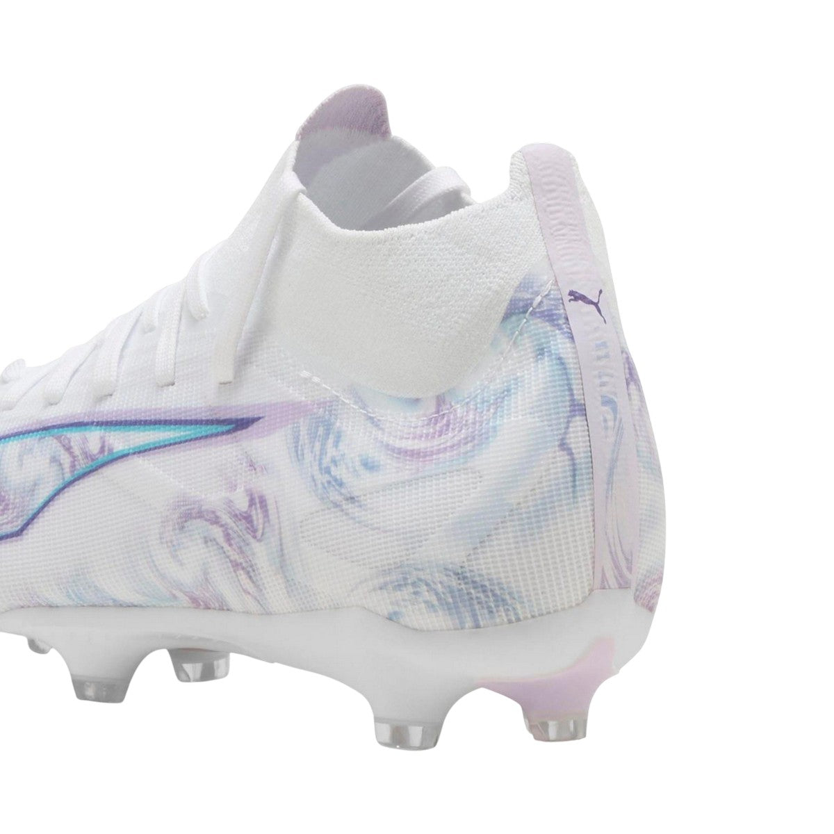 White - Close up - Puma Womens-Ladies Ultra 5 Match+ Brilliance Firm Ground Football Boots