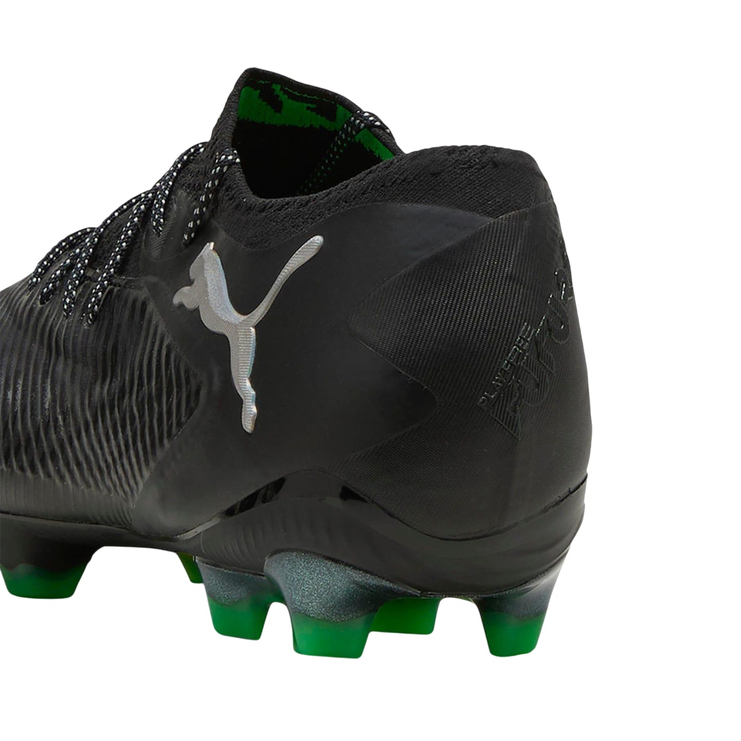 Black-Green - Back - Puma Unisex Adult Future 8 Ultimate Low Firm Ground Football Boots