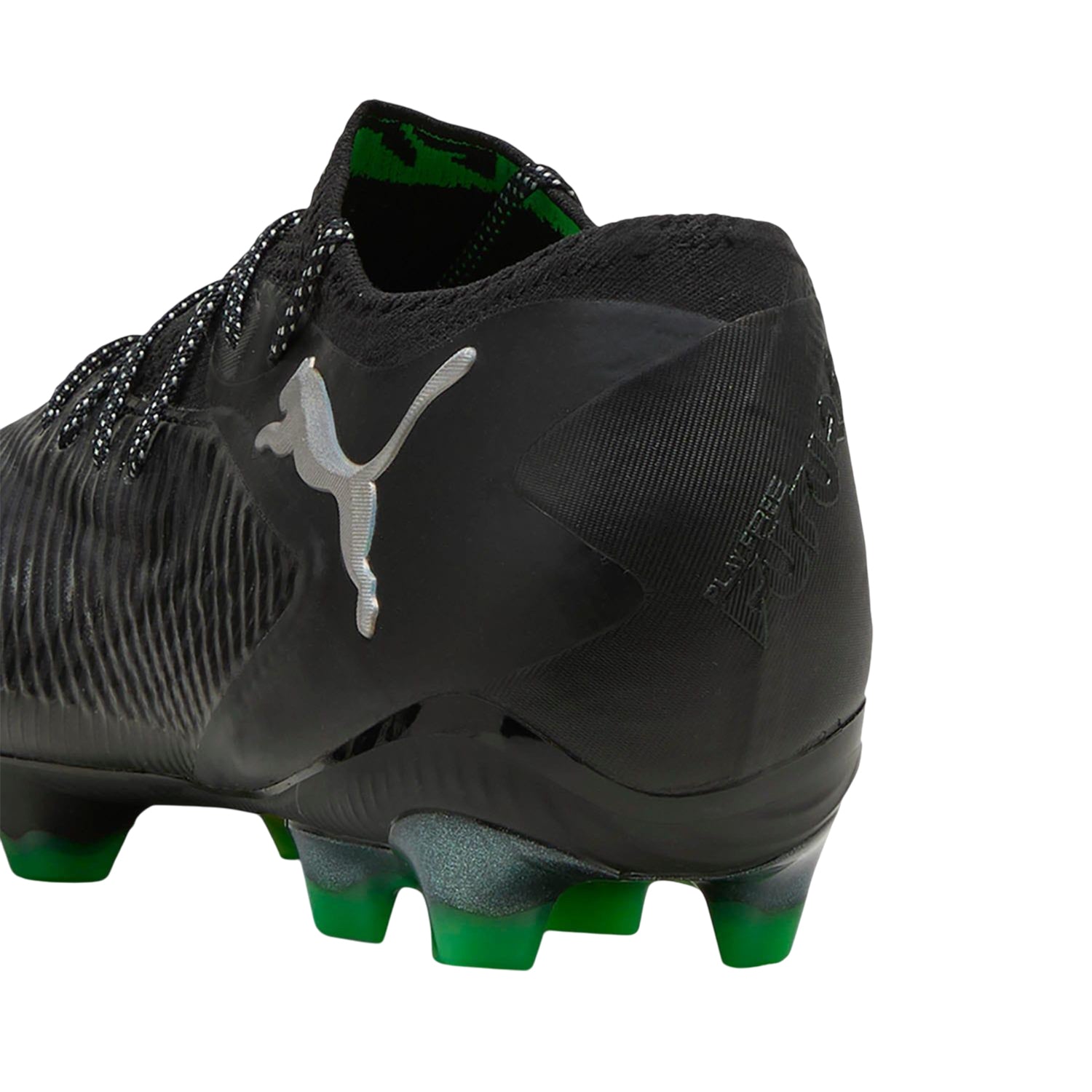Black-Green - Back - Puma Unisex Adult Future 8 Ultimate Low Firm Ground Football Boots