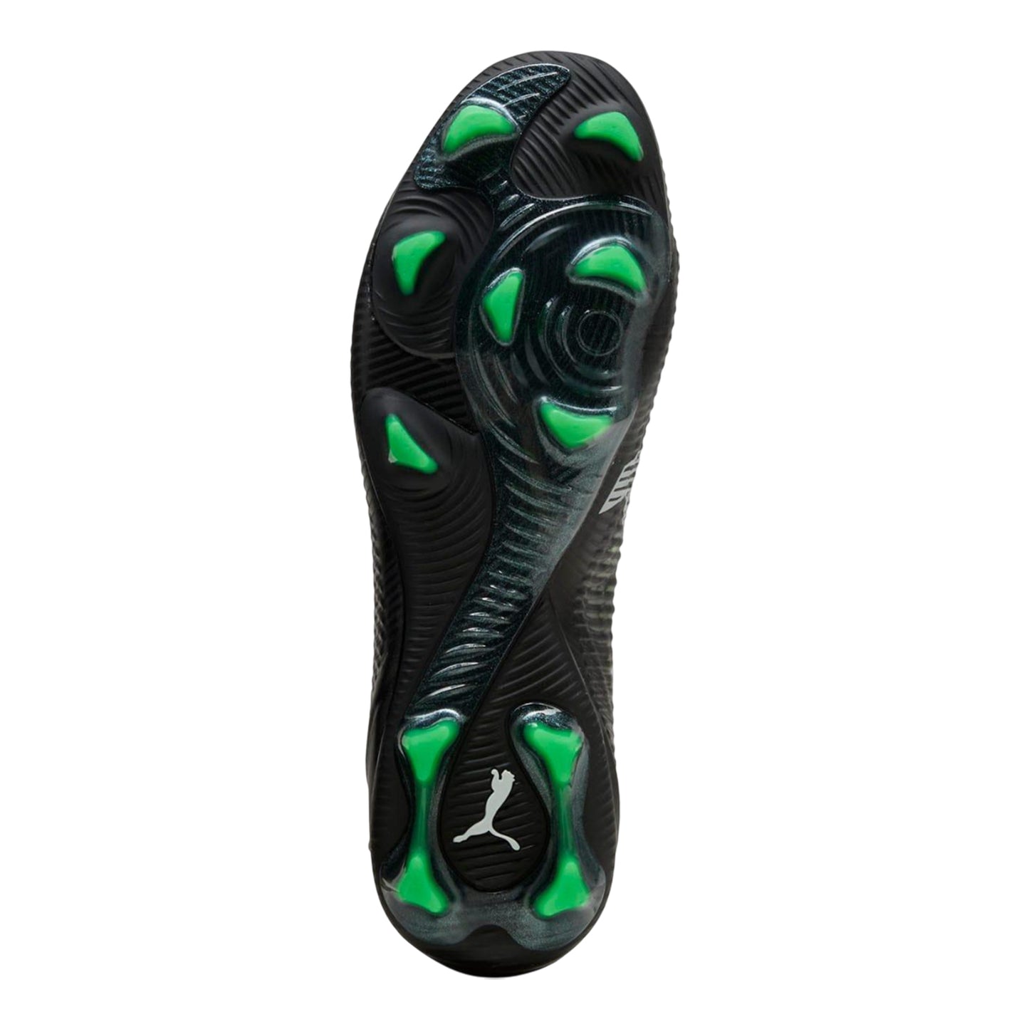 Black-Green - Close up - Puma Unisex Adult Future 8 Ultimate Low Firm Ground Football Boots