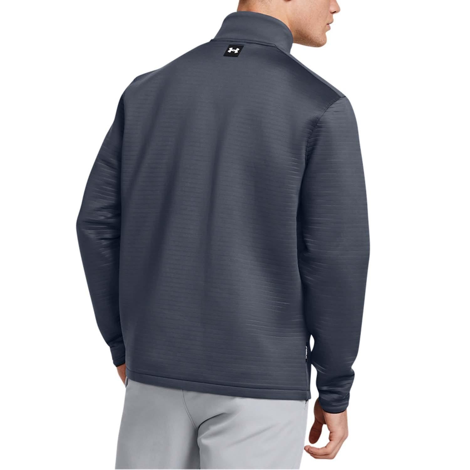 Grey - Pack Shot - Under Armour Mens Storm Daytona Half Zip Sweatshirt