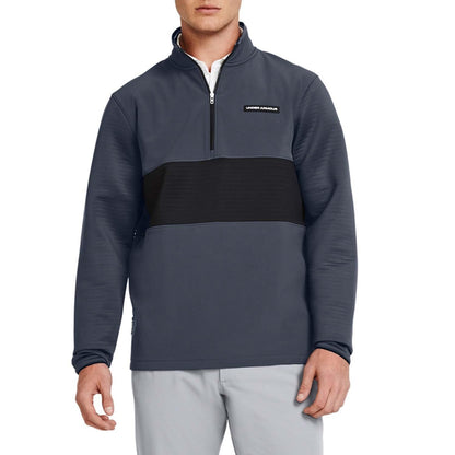 Grey - Lifestyle - Under Armour Mens Storm Daytona Half Zip Sweatshirt