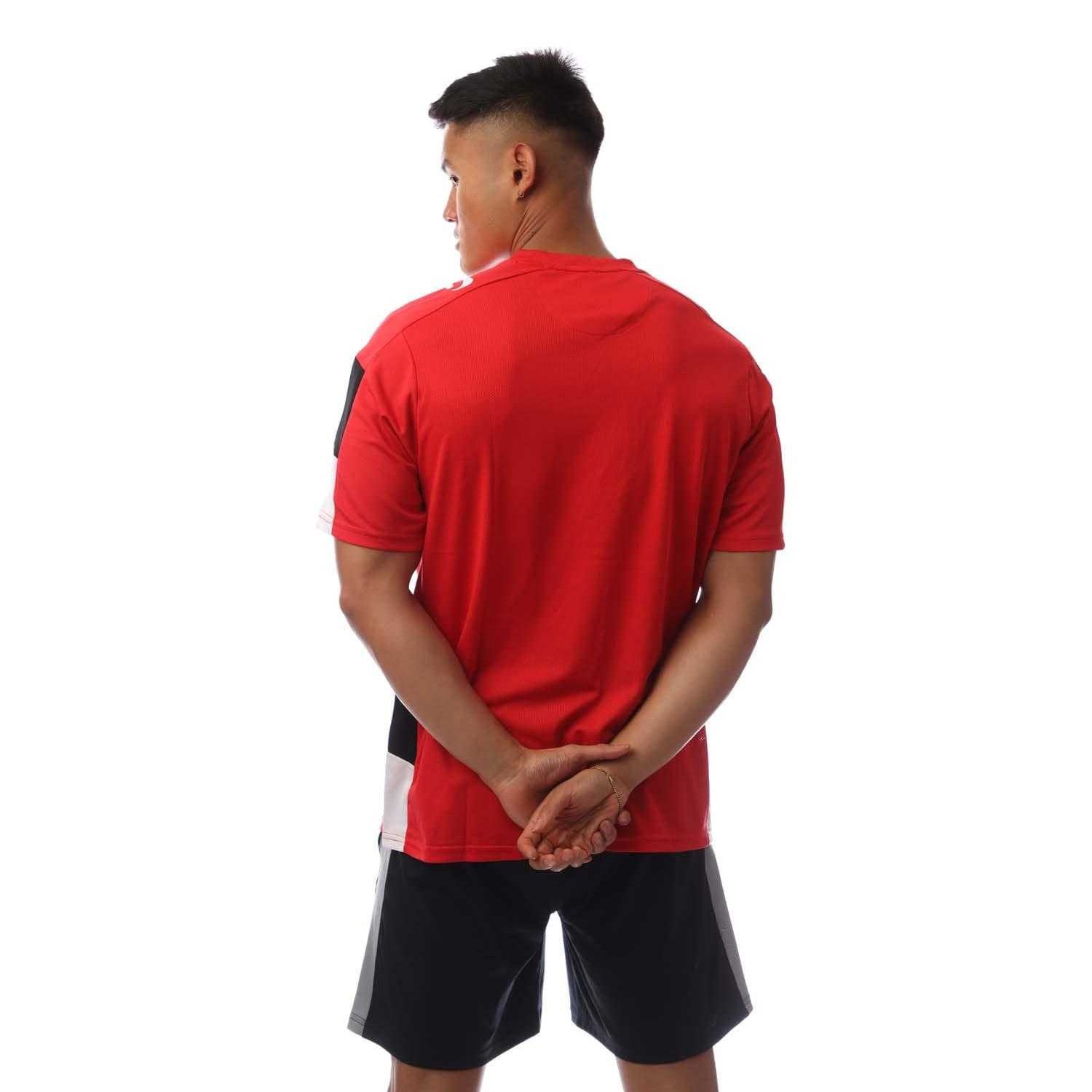 Red - Back - Sondico Mens Venata Training Jersey
