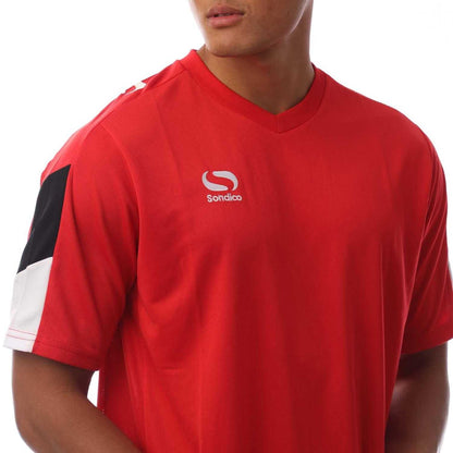 Red - Side - Sondico Mens Venata Training Jersey