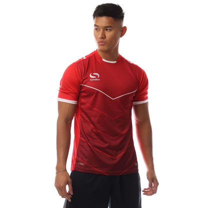 Red - Front - Sondico Mens Precision Match Jersey