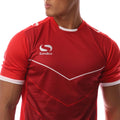 Red - Side - Sondico Mens Precision Match Jersey