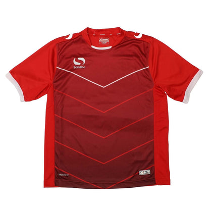 Red - Front - Sondico Childrens-Kids Precision Match Jersey