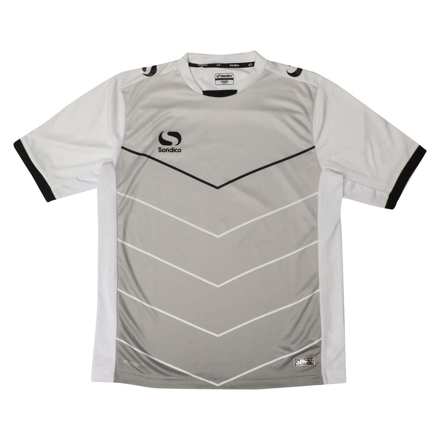 White - Front - Sondico Childrens-Kids Precision Match Jersey