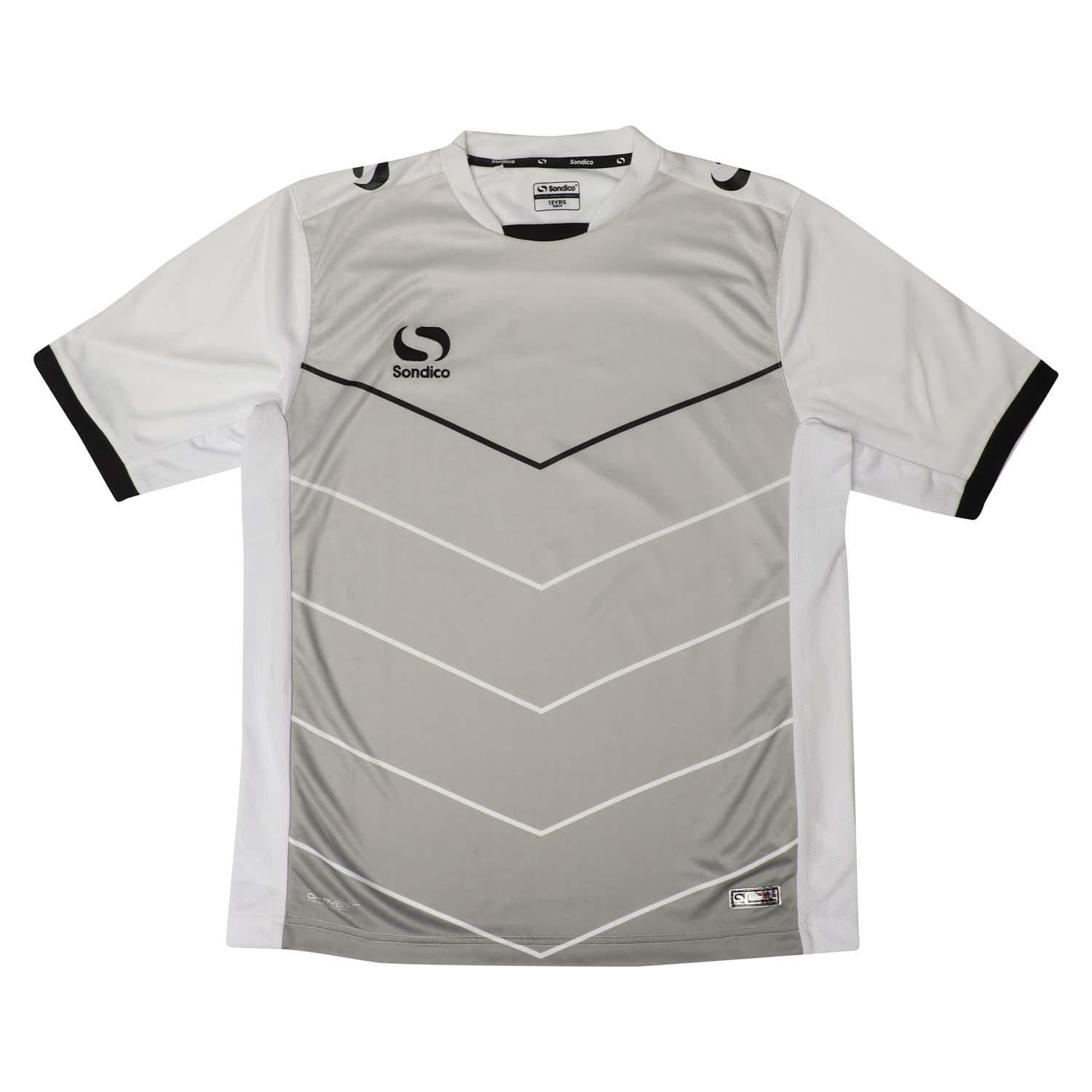 White - Front - Sondico Childrens-Kids Precision Match Jersey