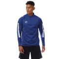 Blue - Front - Sondico Mens Evolution Quarter Zip Sweatshirt
