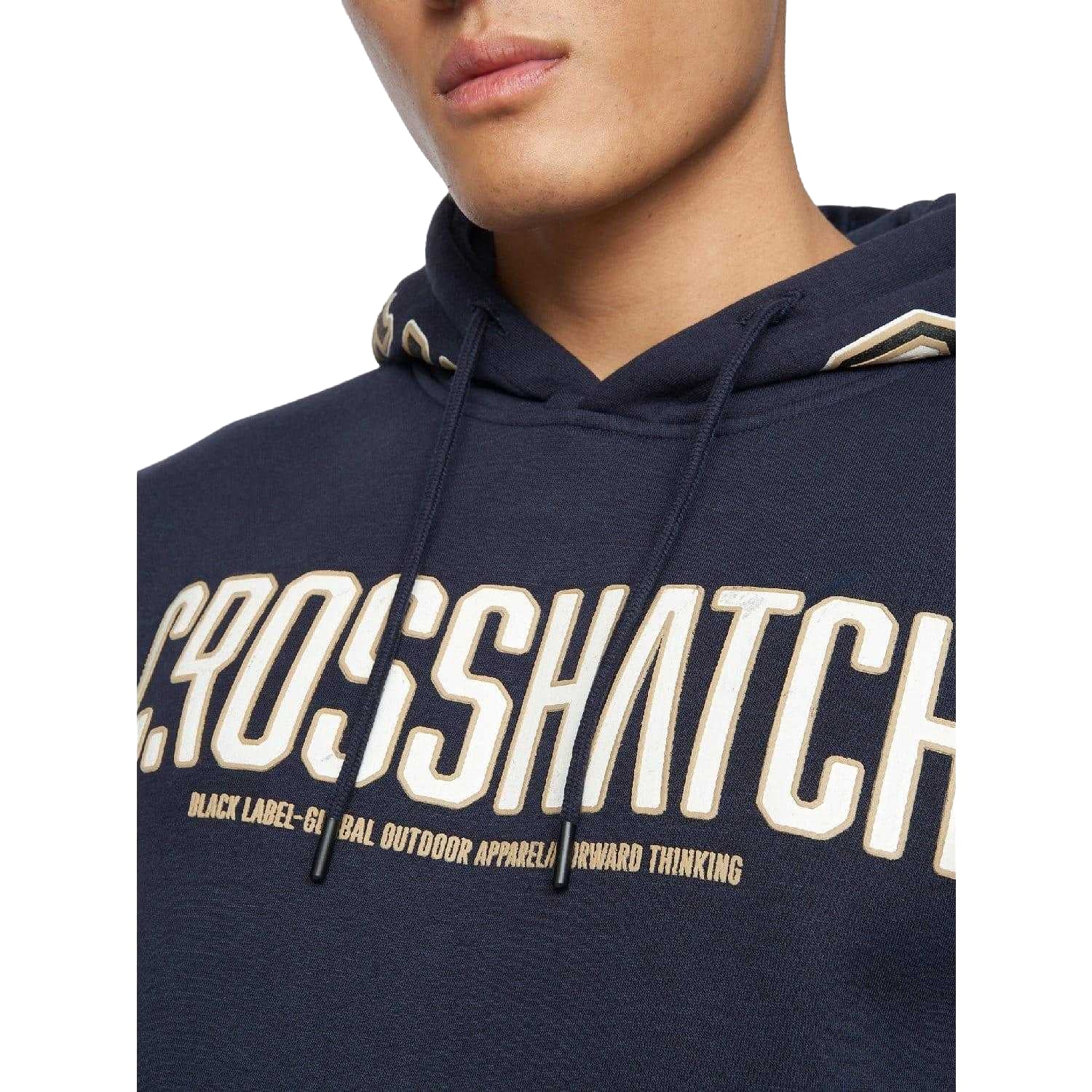 Blue - Back - Crosshatch Unisex Adult Doddington Hoodie