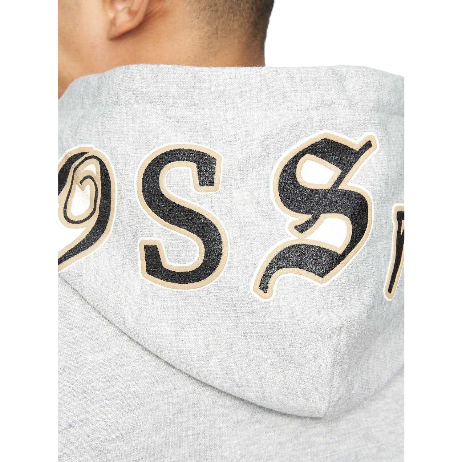 Grey - Side - Crosshatch Unisex Adult Doddington Hoodie