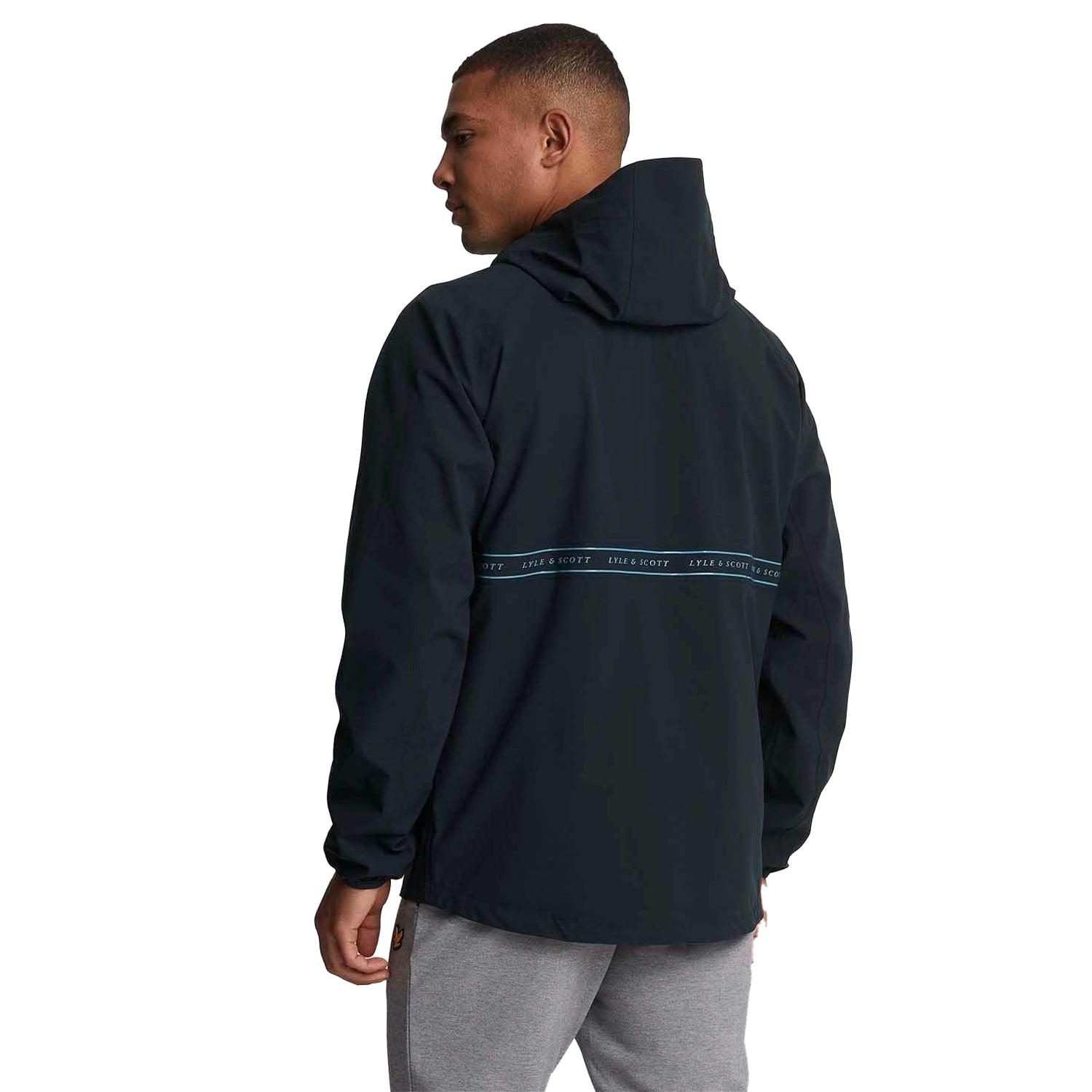 Blue - Back - Lyle & Scott Mens Energy Taped Sports Jacket