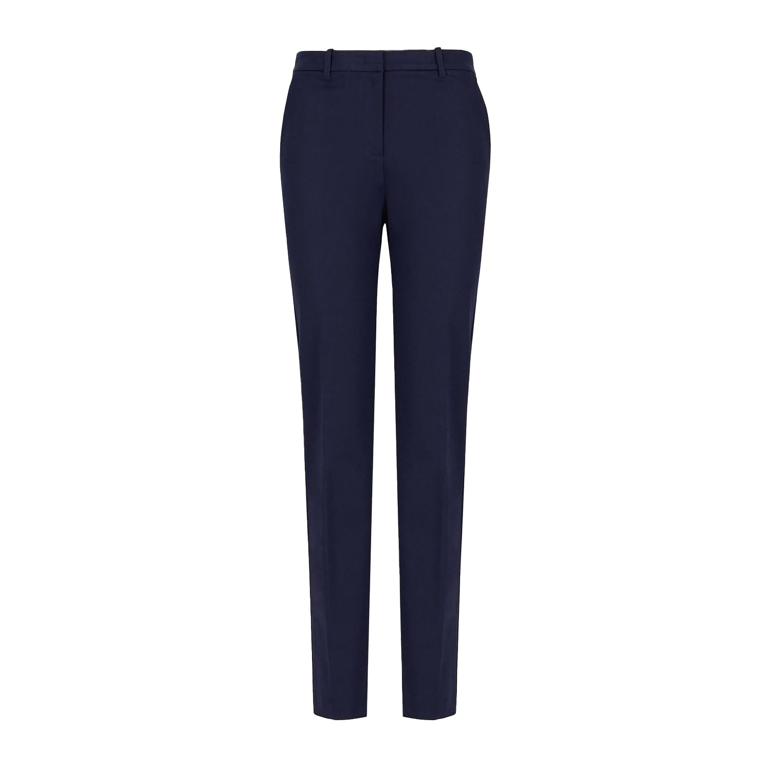 Navy - Front - Emporio Armani Womens-Ladies Trousers