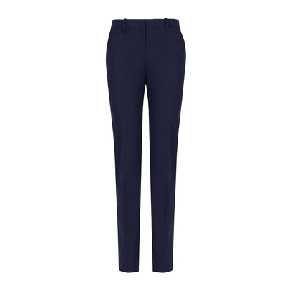 Navy - Front - Emporio Armani Womens-Ladies Trousers