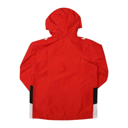 Red - Back - Sondico Boys Venata Waterproof Jacket