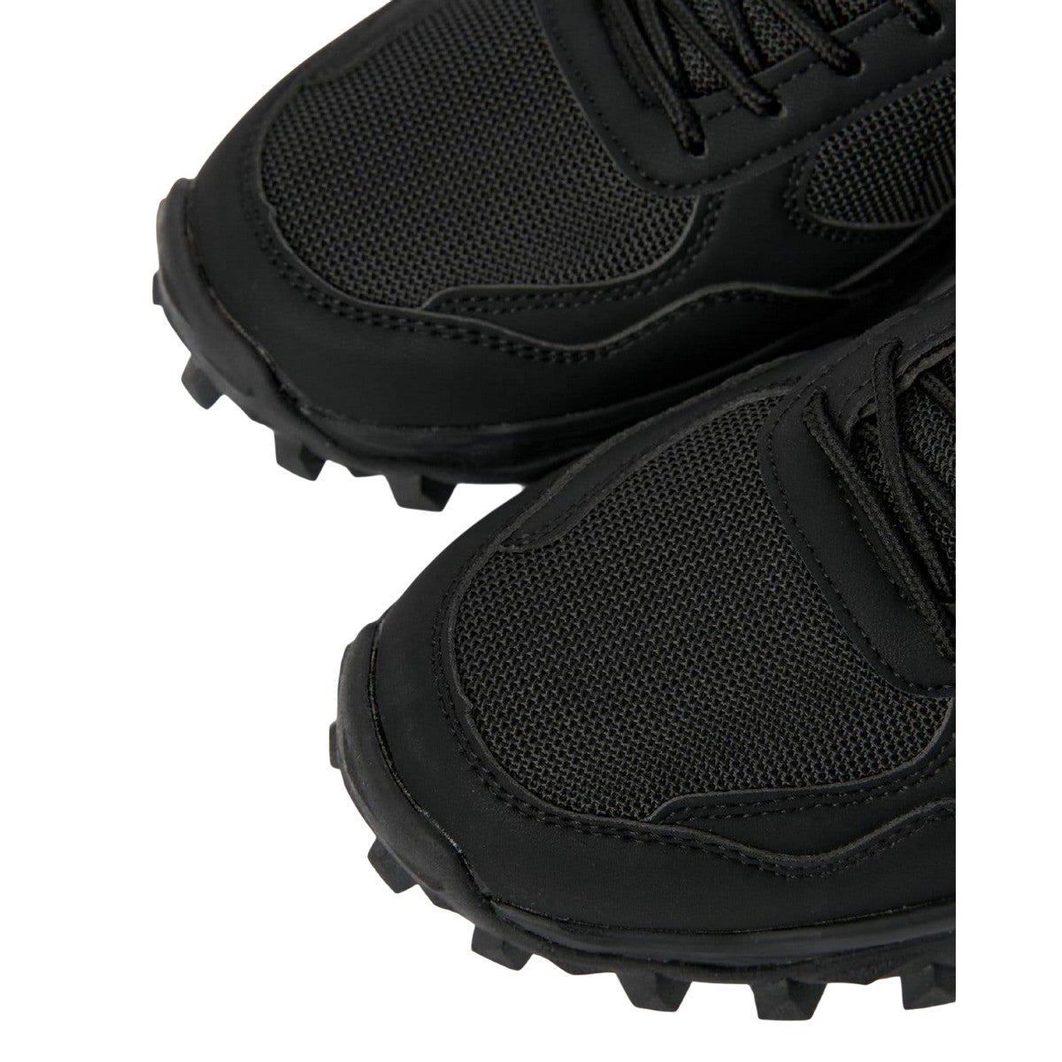 Black - Lifestyle - Crosshatch Mens Heymare Low Hiking Shoes