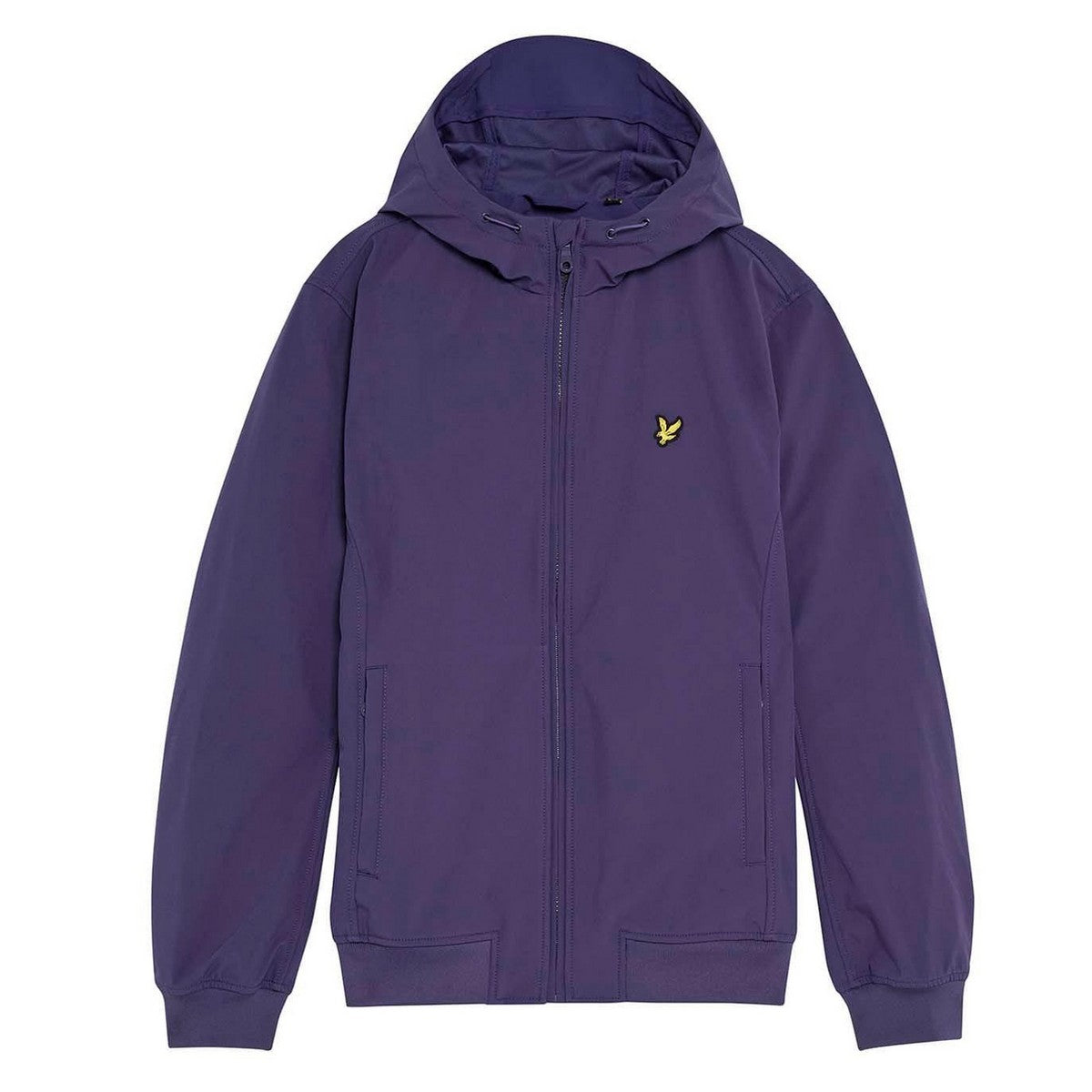 Purple - Front - Lyle & Scott Mens Lined Mesh Back Soft Shell Jacket