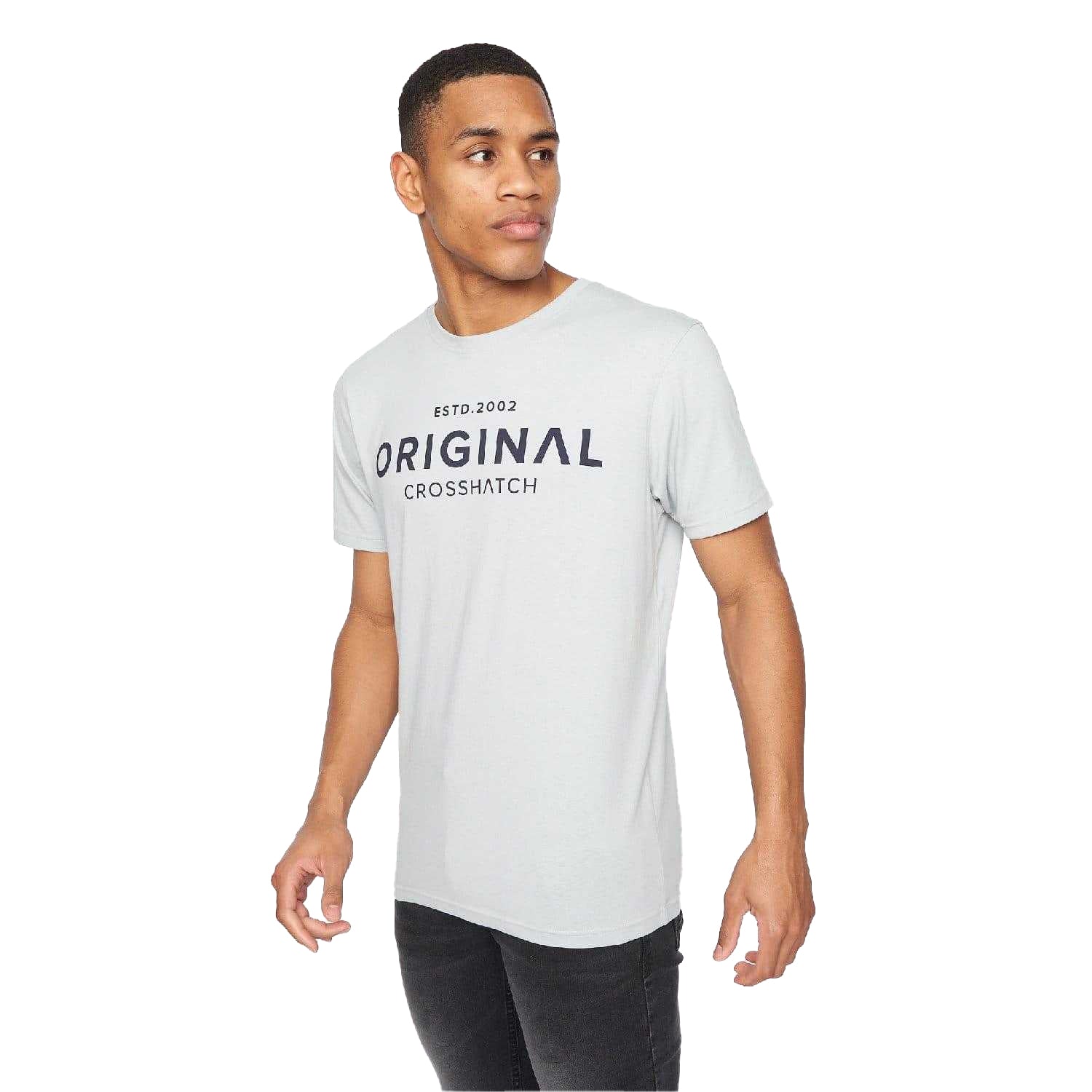 Multicoloured - Back - Crosshatch Mens Wester Printed T-Shirt (Pack of 5)