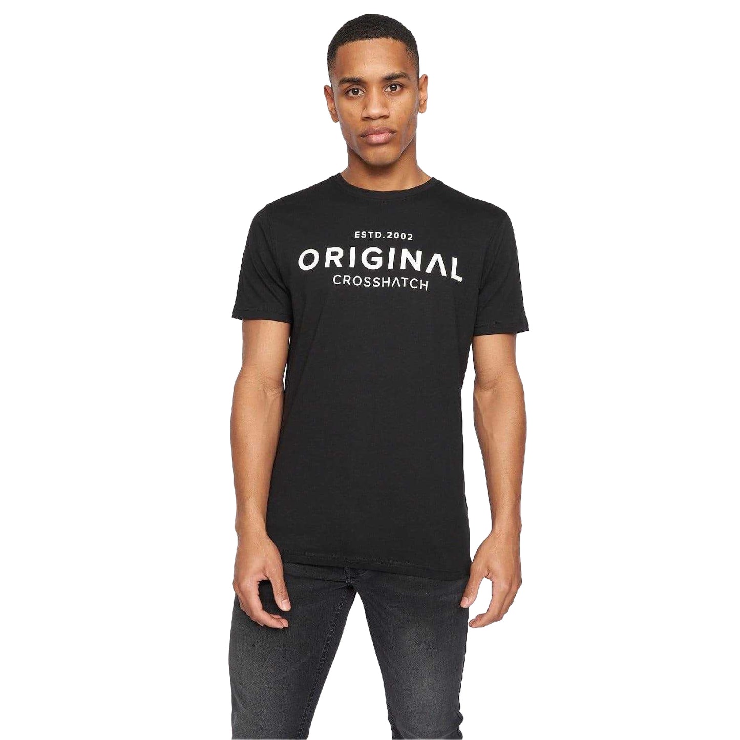 Multicoloured - Side - Crosshatch Mens Wester Printed T-Shirt (Pack of 5)