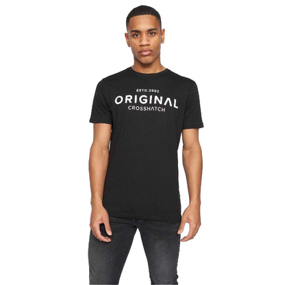 Multicoloured - Side - Crosshatch Mens Wester Printed T-Shirt (Pack of 5)