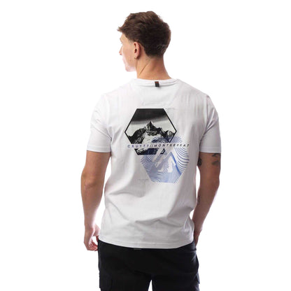 White - Back - Cruyff Mens Domain T-Shirt