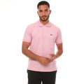 Pink - Side - Lacoste Mens Originals Pique Classic Polo Shirt