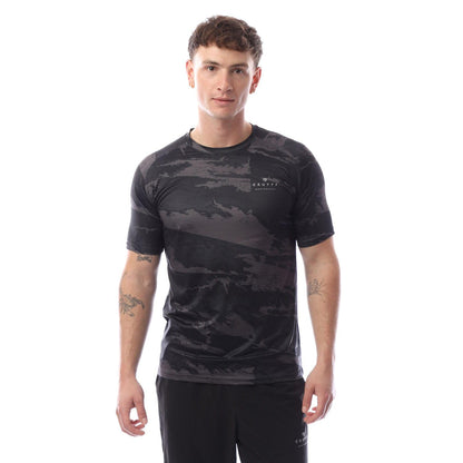 Black - Front - Cruyff Mens Drone T-Shirt