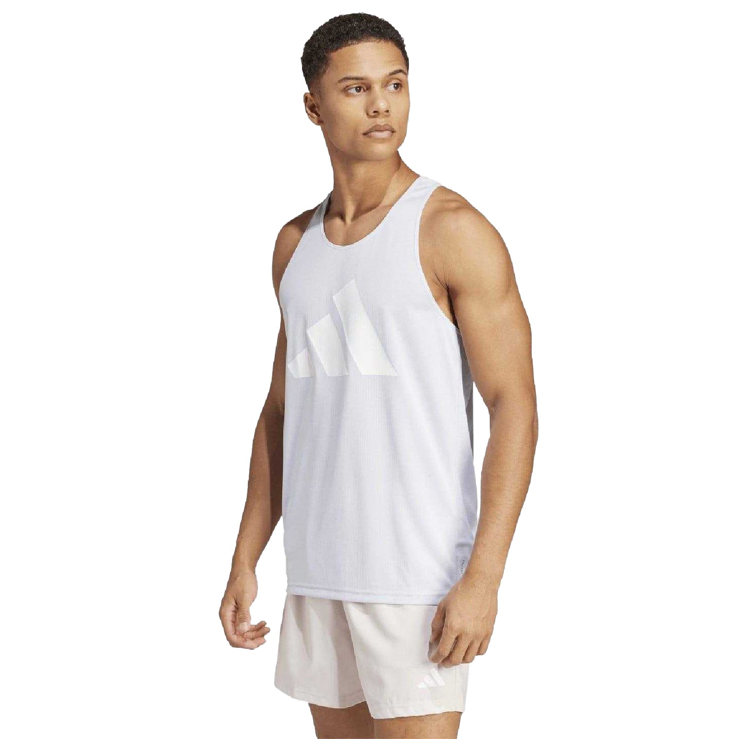 Blue - Lifestyle - Adidas Mens Run It Tank Top