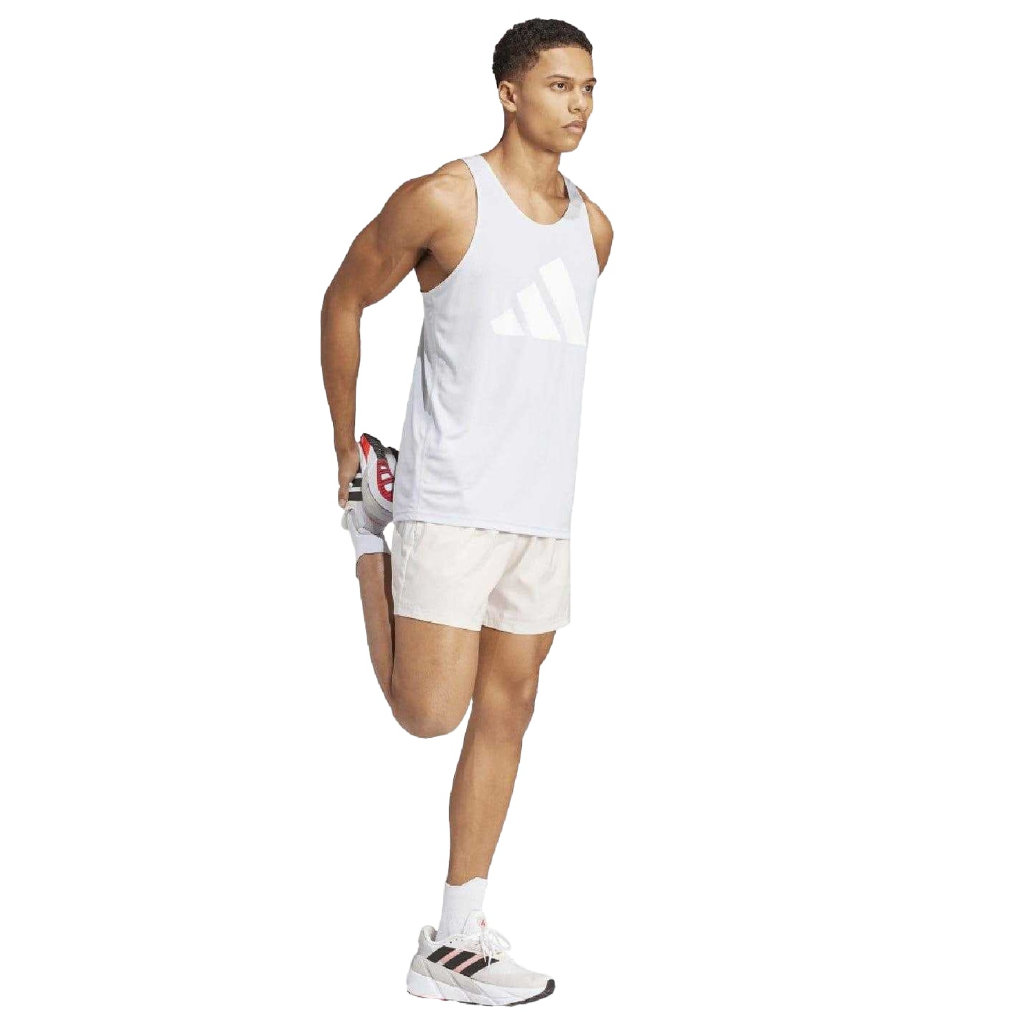 Blue - Pack Shot - Adidas Mens Run It Tank Top
