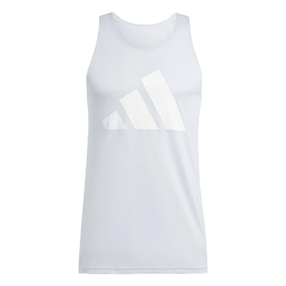 Blue - Front - Adidas Mens Run It Tank Top