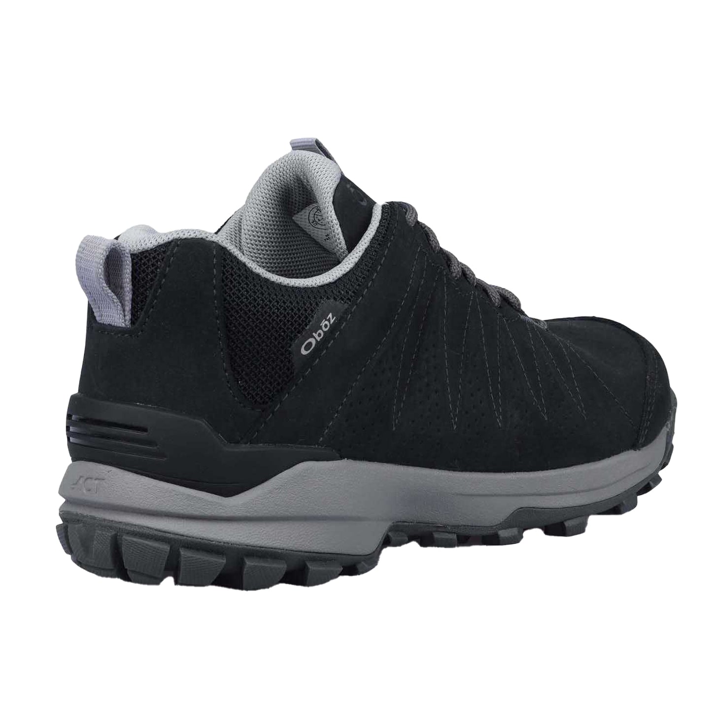 Black - Back - Oboz Unisex Adult Sypes Leather Waterproof Boots