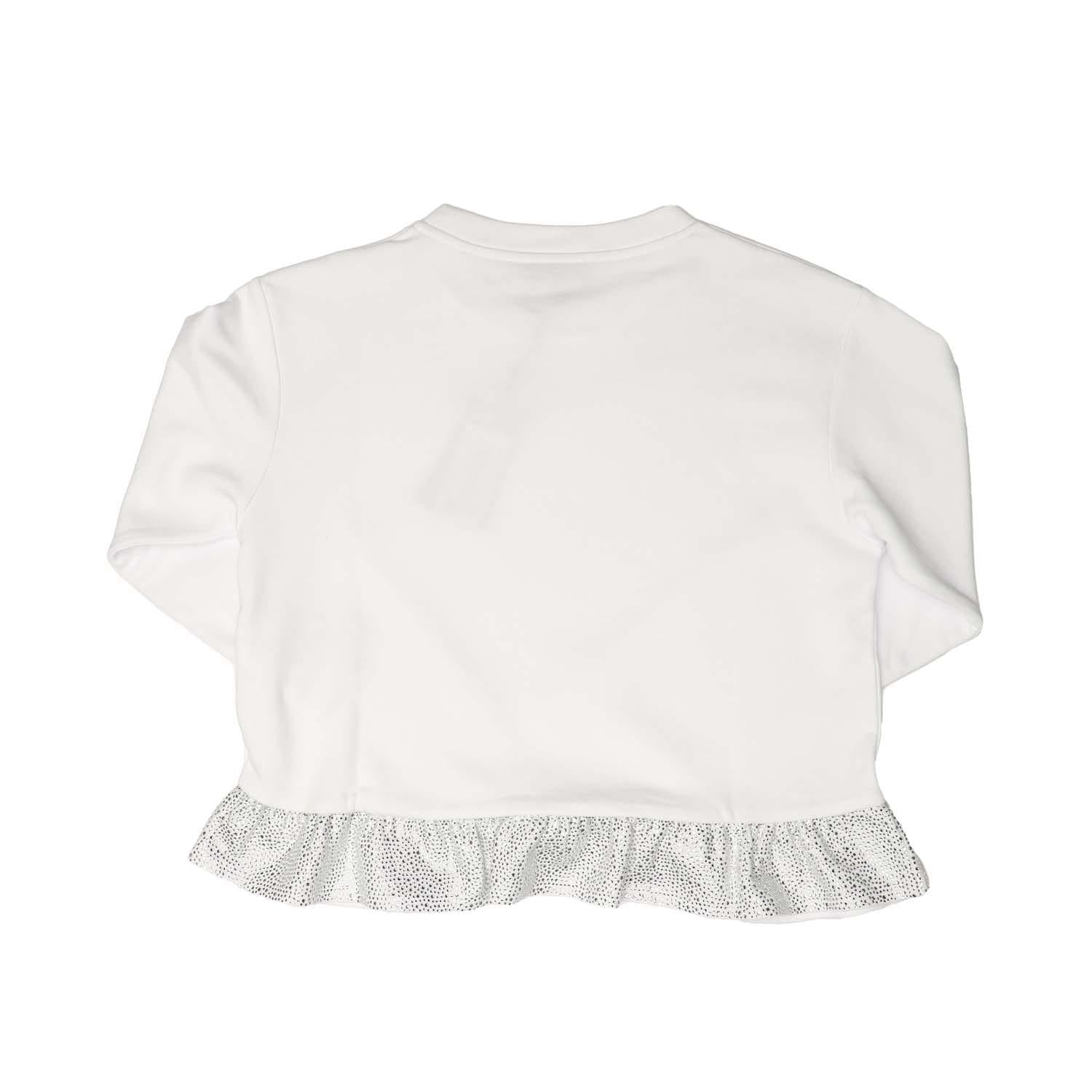 White - Back - Emporio Armani Childrens-Kids Plain Sweatshirt