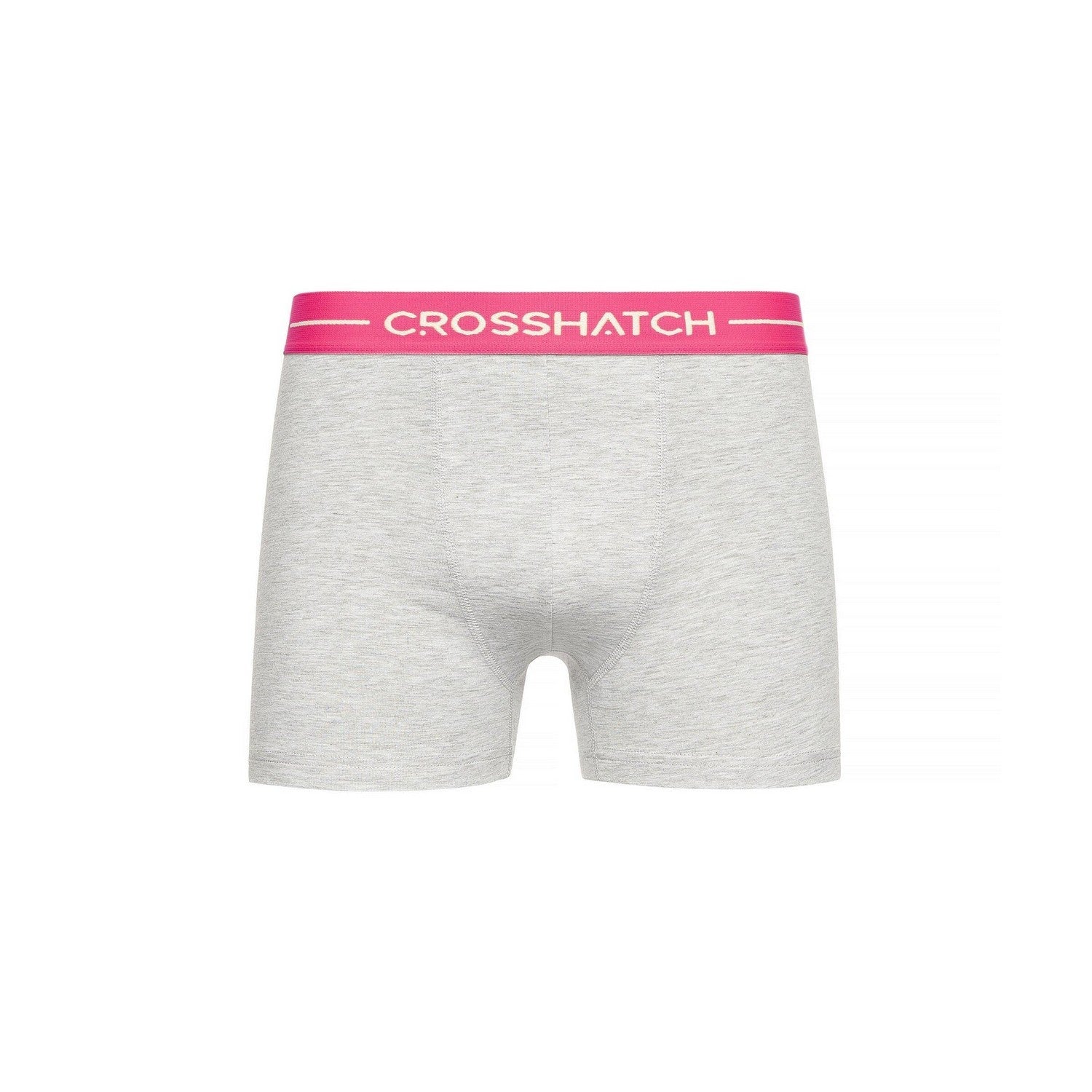 Grey - Lifestyle - Crosshatch Mens Astral Boxer Shorts (Pack of 12)