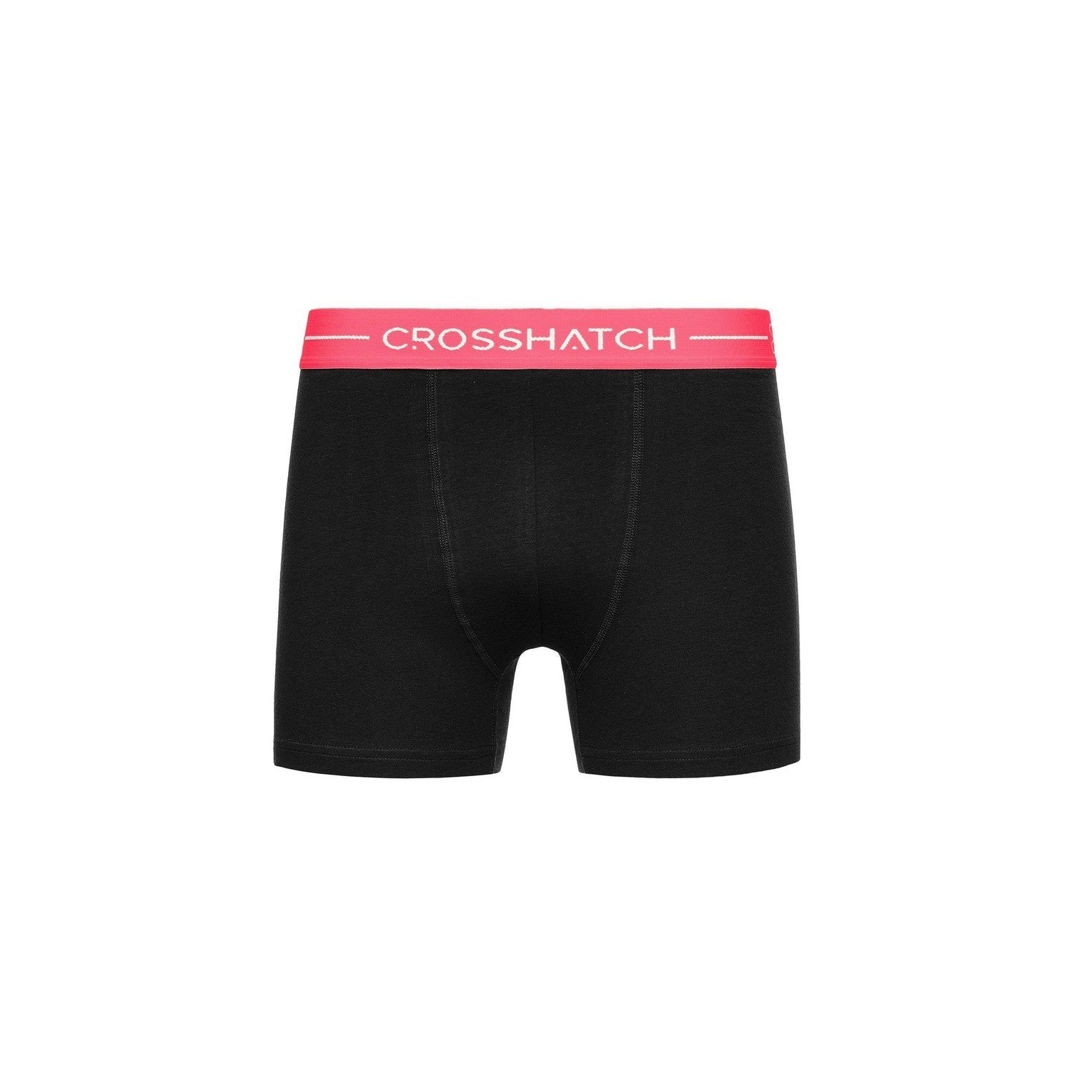 Black - Close up - Crosshatch Mens Astral Boxer Shorts (Pack of 12)